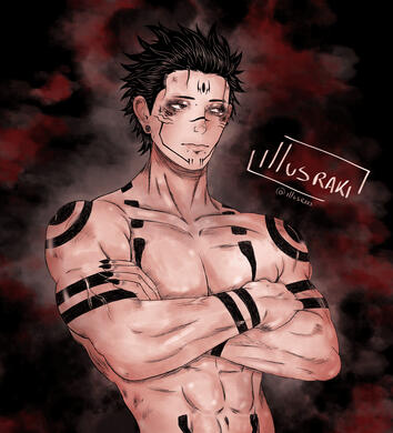 Sukuna Ryomen Goth